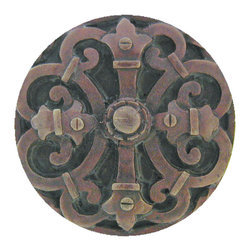 Inviting Home Inc. - Chateau Knob, Dark Brass - Cabinet And Drawer Knobs