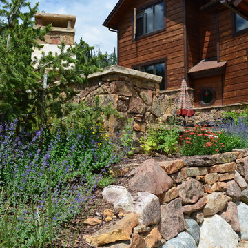Design - Build Mountain Home Landscape in Eagles Nest