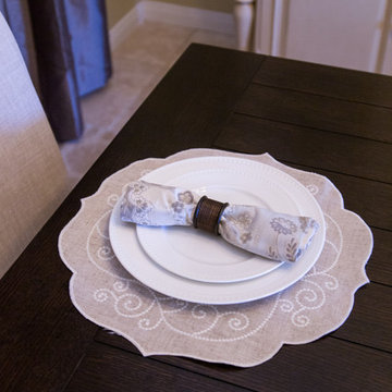Orange Dining Room