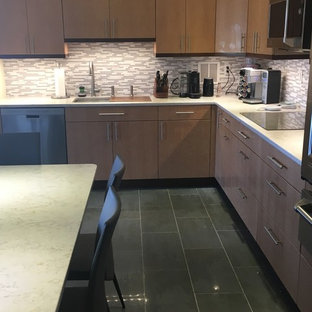 Birdseye Maple Transitional Kitchen