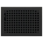 Wholesale Registers - Flat Black Rockwell Plated Steel Craftsman Floor Register, 8"x10" - Try  our rockwell air registers for use with your heating and cooling system. These 8" x 10" flat black air registers are constructed of a 3mm thick steel faceplate and steel damper to withstand temperature changes. This register will fit into a hole that is 8" wide and 10" long. The faceplate will measure at 9 3/16" x 11 13/16". If your looking to have your wall registers match your floor registers you can attach wall clips for a consistent look. Rockwell floor registers are a great addition to Craftsman style homes.