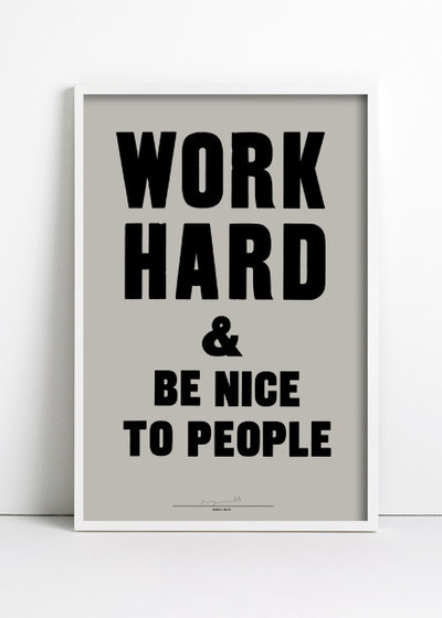 Modern Prints And Posters by Anthony Burrill