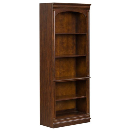 Brayton Manor Dark Brown Jr Executive Open Bookcase