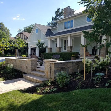 Sandy Front yard Court yard makeover