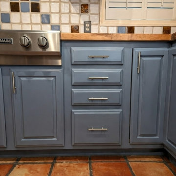 Colorful Custom Kitchen Cabinets