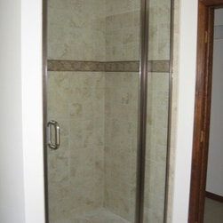 Shower Doors with In Line Panel - Shower Doors