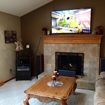 French Country Farmhouse Living Room - Before