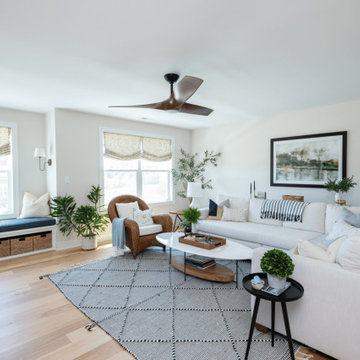 Second-Floor Media Room & Casual Family Lounge Space