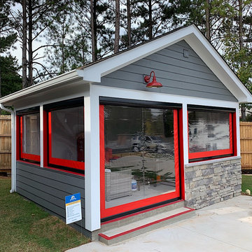 Motorized Vinyl Panels for Weatherization