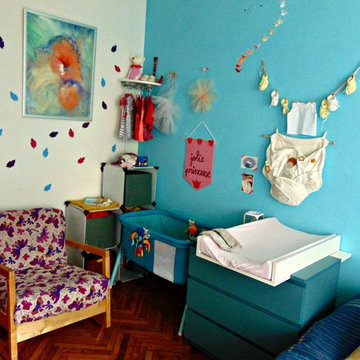 espace pour bébé dans chambre parentale