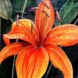 Roberta Ahrens Cracked Linen Botanical Paintings - Products