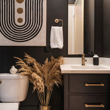 Powder Rooms W/Dark Walls