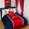 MLB St Louis Cardinals Baseball Set of 2 Logo Pillowcases