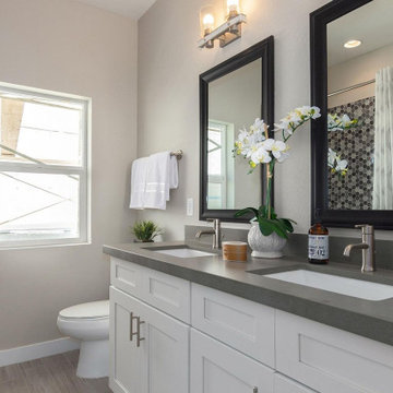 Rich Deco Bathroom Design and Remodeling in Beverly Hills, CA