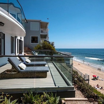 Frame less glass railing