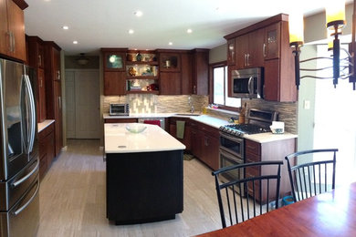 Trendy kitchen photo in St Louis