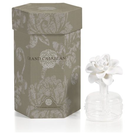 "Mini Grand Casablanca" Porcelain Diffuser, Casablanca Lily