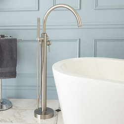 Glynne Gooseneck Freestanding Tub Faucet - Bathtub Faucets