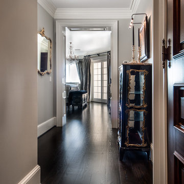 Wide Plank White Oak Flooring - Hallway