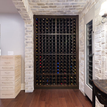Lower Level Remodel with Bar, Kitchen and Wine Room