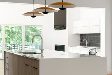 Example of a danish kitchen design in Other