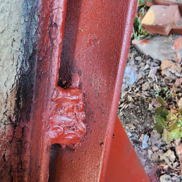 Restoration cast iron staircase