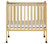 Dream On Me, 2 in 1 Lightweight Folding PorTable Crib, Natural