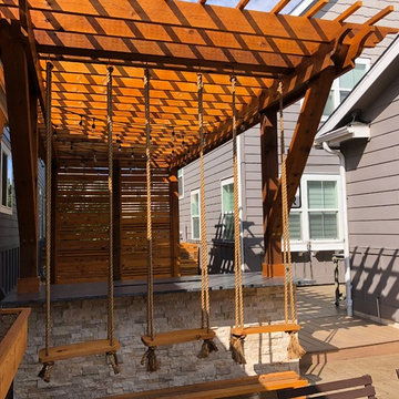 Swinging Backyard Bar