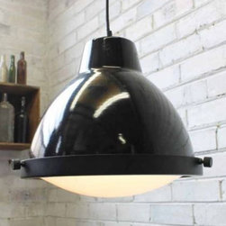 Vintage Enamel Pendant Lights - Pendant Lighting