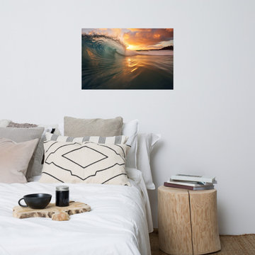 Beach House Prints: Ephemeral Whispers Realism Painting