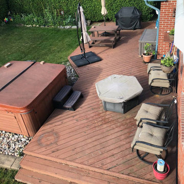 Unique Deck Replacement Using Innovative Tanzite Stone