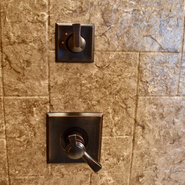 Spacious Acrylic Shower | Full Bathroom Remodel