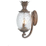 Acclaim Lighting - Acclaim Lighting 7501BC Lanai - Two Light Outdoor Wall t - 7.25 In Wide - This Two Light Wall Lantern has a Black Finish andLanai Two Light Outd Black Coral Clear Pi *UL Approved: YES Energy Star Qualified: n/a ADA Certified: n/a  *Number of Lights: 2-*Wattage:60w Candelabra bulb(s) *Bulb Included:No *Bulb Type:Candelabra *Finish Type:Black Coral