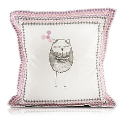 Whoo! Owl Pillow - Decorative Pillows