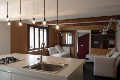 Kitchen - contemporary kitchen idea in Venice