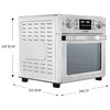 Equator 0.9cu.ft.Air Fryer+Convection Oven+Pizza Oven+Grill+Dehydrator Stainless