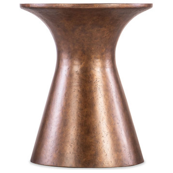 Hooker Furniture 628-50711-89 Barron 20"W Resin Top Metal Accent - Dark Wood