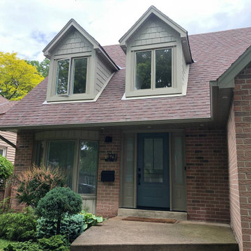 Siding Installation - James Hardie Shakes & Shingles in Monterey Taupe