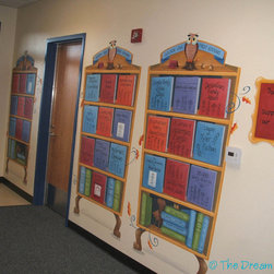 Golden Oak Library School Mural - Artwork