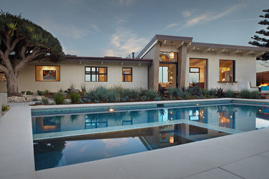 Minimalist exterior home photo in Santa Barbara