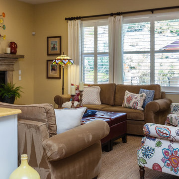 Large Colorful Family Room