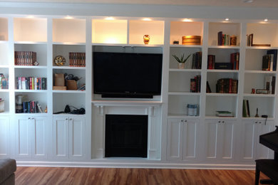 Example of a trendy family room design in Other