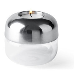 Show Tea Light - Candleholder - Stainless Steel - Candle Holders and Candelabra