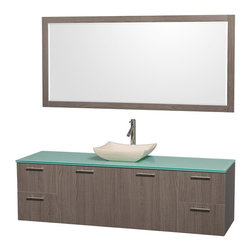 Amare Wall Mounted Bathroom Vanities Sets - Bathroom Vanities And Sink Consoles