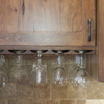 Rustic Finishes Reveal Hidden Storage Solutions