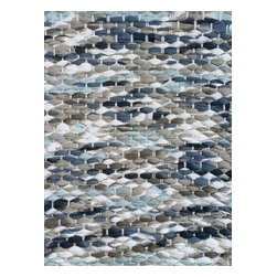 Loominaries - Highlands Indoor and Outdoor Rag Rug, 4"x6" - Outdoor Rugs