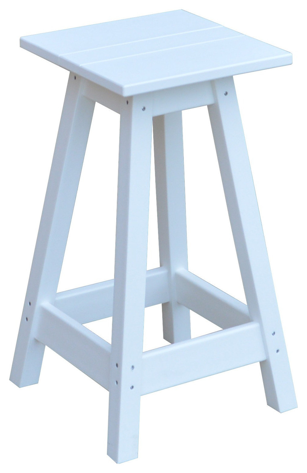 Poly Lumber Bar Stool, Counter Height - Contemporary - Outdoor Bar ...