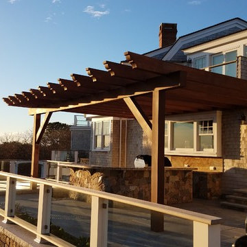 Mahogany Pergola