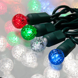 Wintergreen Lighting - G12 LED Prelamped Christmas Lights - Holiday Lighting