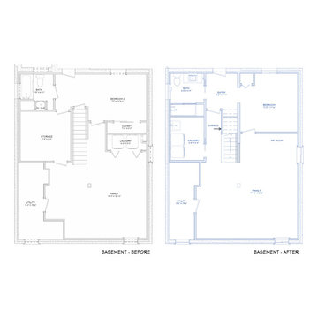 Rosedale Ave Basement Remodel